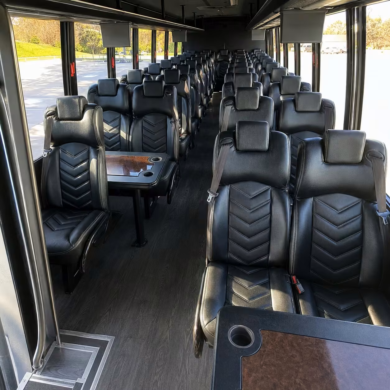 15 35 passenger minibus interior