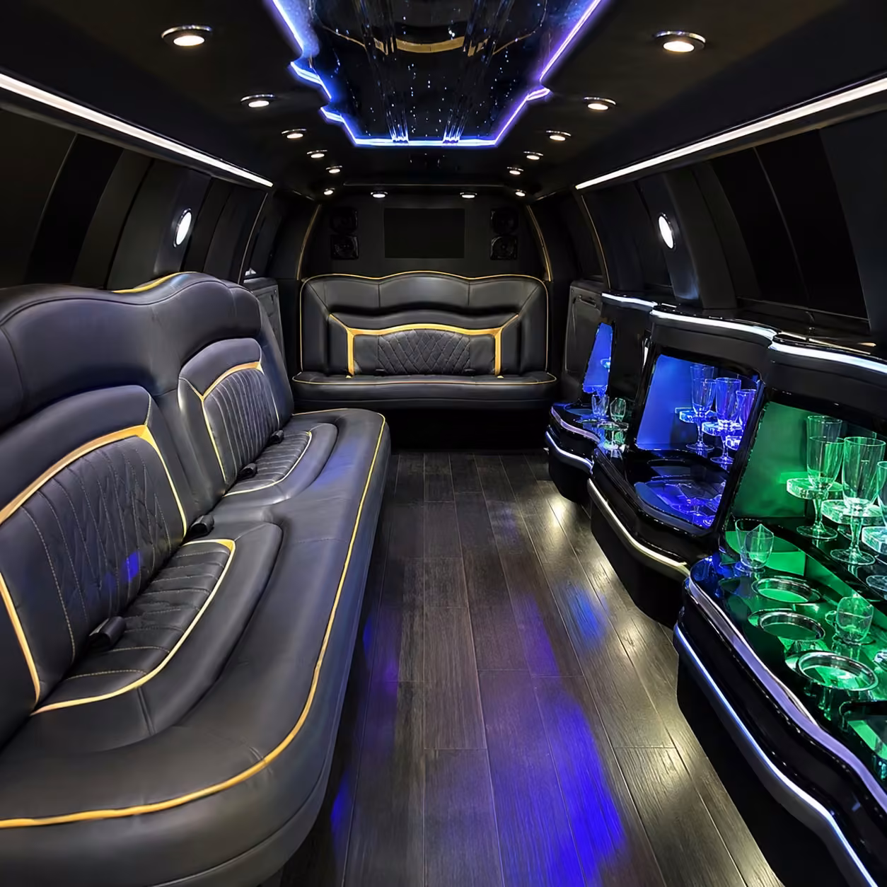 chrysler 300 limo interior